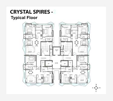 Typical Floor Plan - Crystal Spires