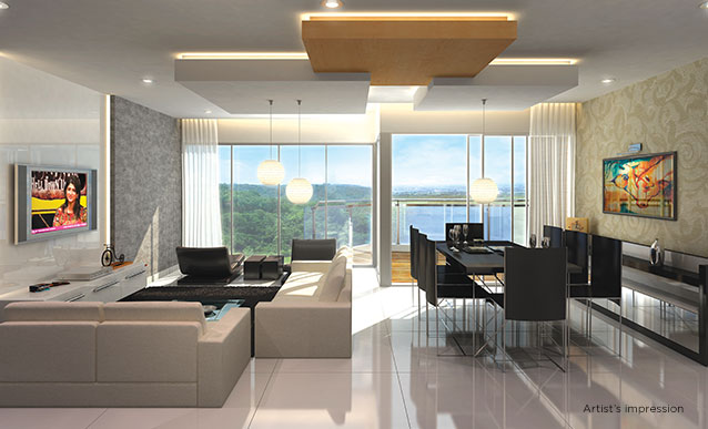 Living / Dining Room & Bedrooms / Study - Crystal Spires